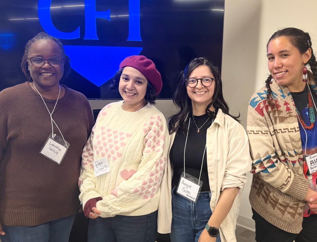 Members of Berkeley Federation of Teachers, AFT Local 1078, are all smiles at an EC-TK/12 Education Issues conference earlier this year.