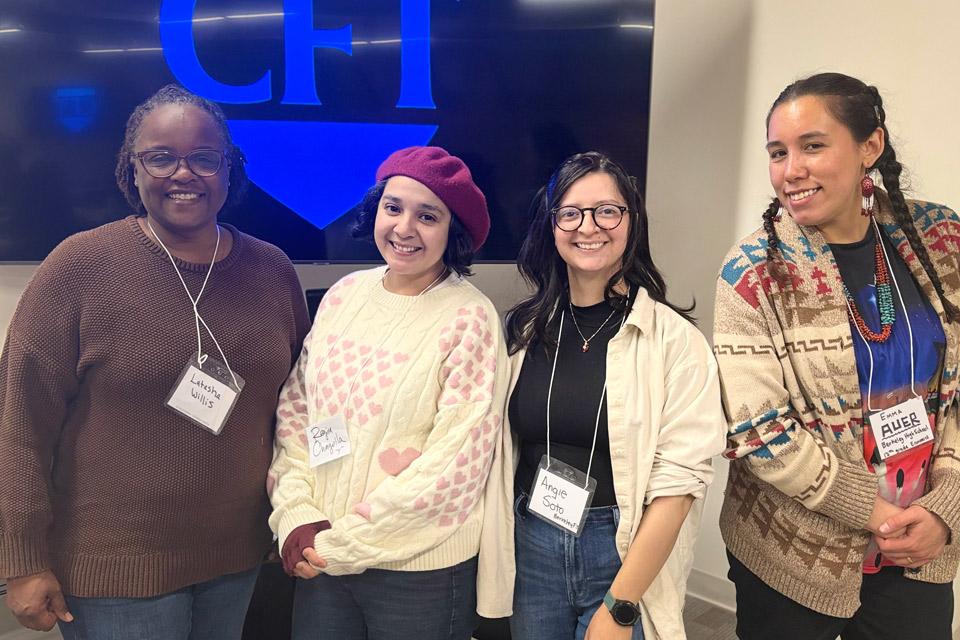 Members of Berkeley Federation of Teachers, AFT Local 1078, are all smiles at an EC-TK/12 Education Issues conference earlier this year.